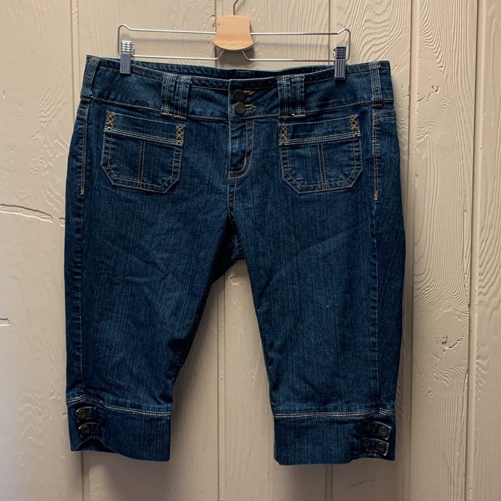 Industrial Cotton Jean Capris